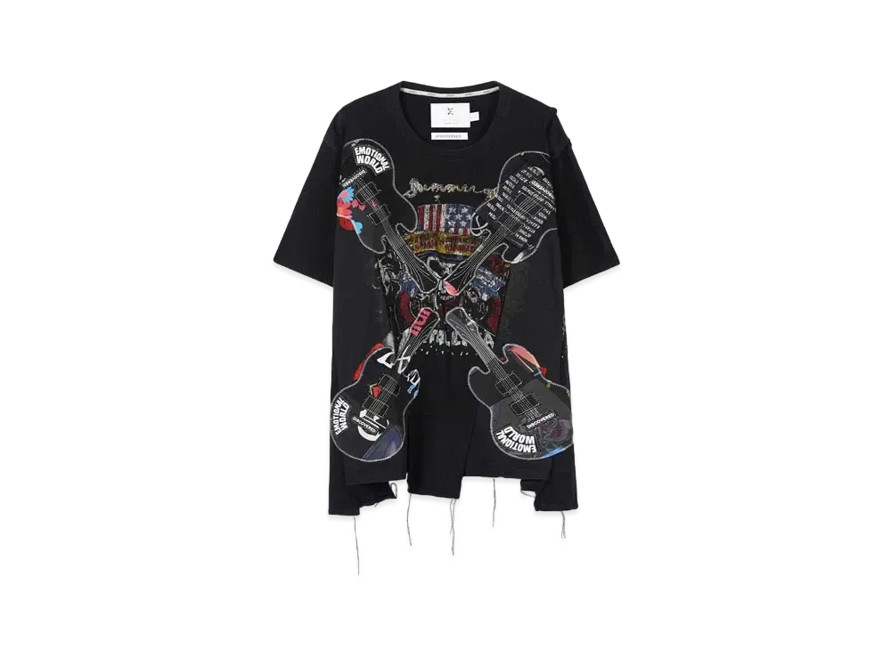 DISCOVERED x EMOTIONAL WORLD Stitch Band T-Shirt "BLACK"