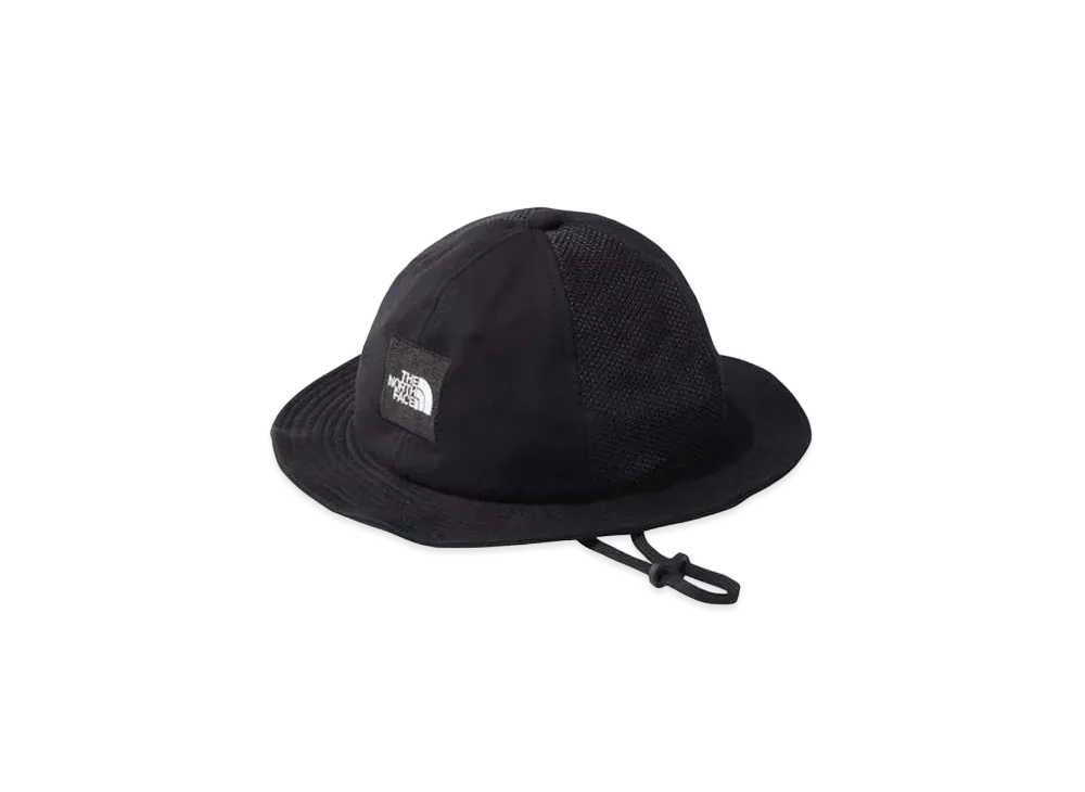 The North Face Kid's Square Logo Mesh Hat "Black"
