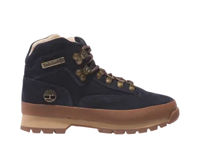 ティンバーランド ウィメンズ ユーロ ハイカー ミッド レースアップ ブーツ "ダークブルー"
