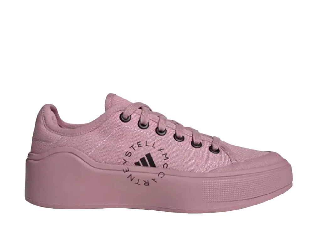 Stella McCartney × adidas Court "Magic Mauve/Black/Pulse Olive"