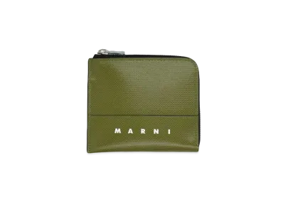 MARNI ZIP AROUND "LEAV GREEN"