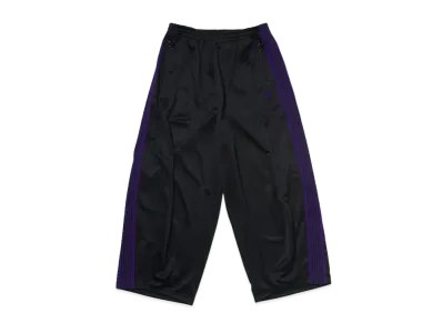 Needles FREAK'S STORE H.D.Track Pant PolySmooth "Black/Purple"