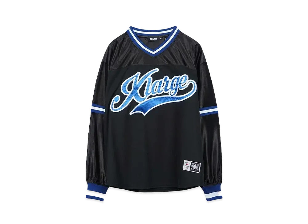 XLARGE L/S GAME SHIRT "BLACK"