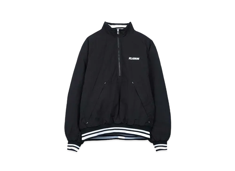 XLARGE NYLON PULLOVER JACKET "BLACK"