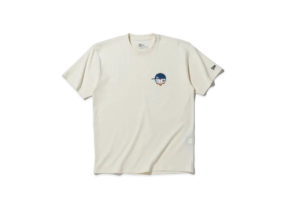 NEW ERA x Doraemon Cotton Short Sleeve Tee Face Logo Regular Fit "Off White"