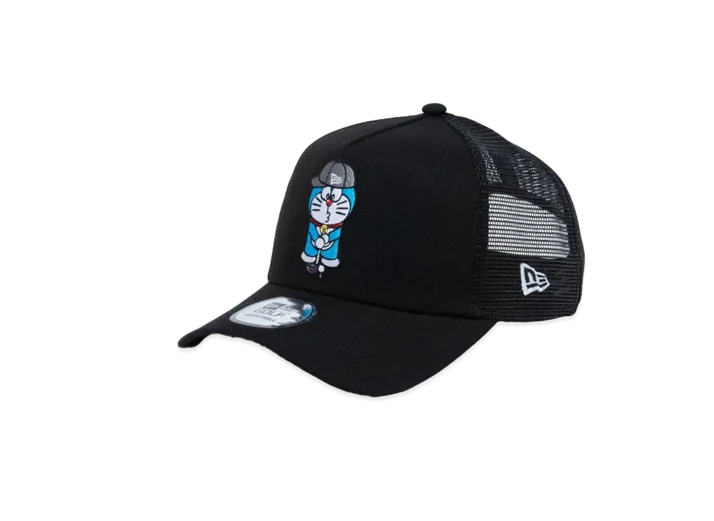 NEW ERA x Doraemon 【Golf】 9FORTY A-Frame Tracker "Black"