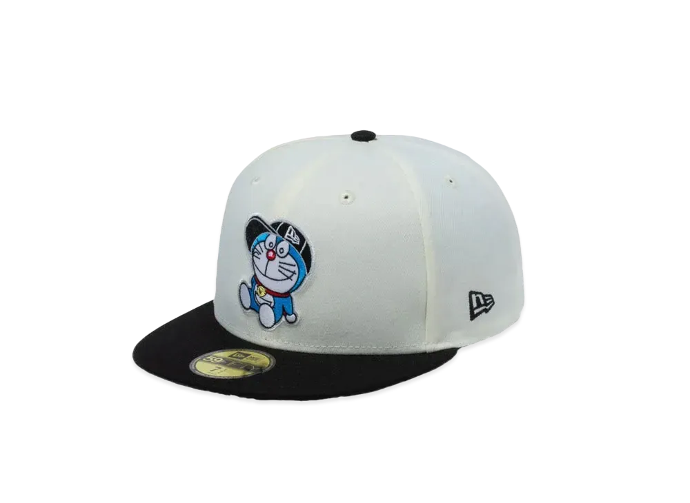 NEW ERA x Doraemon 59FIFTY Cap "Chrome White/Black"