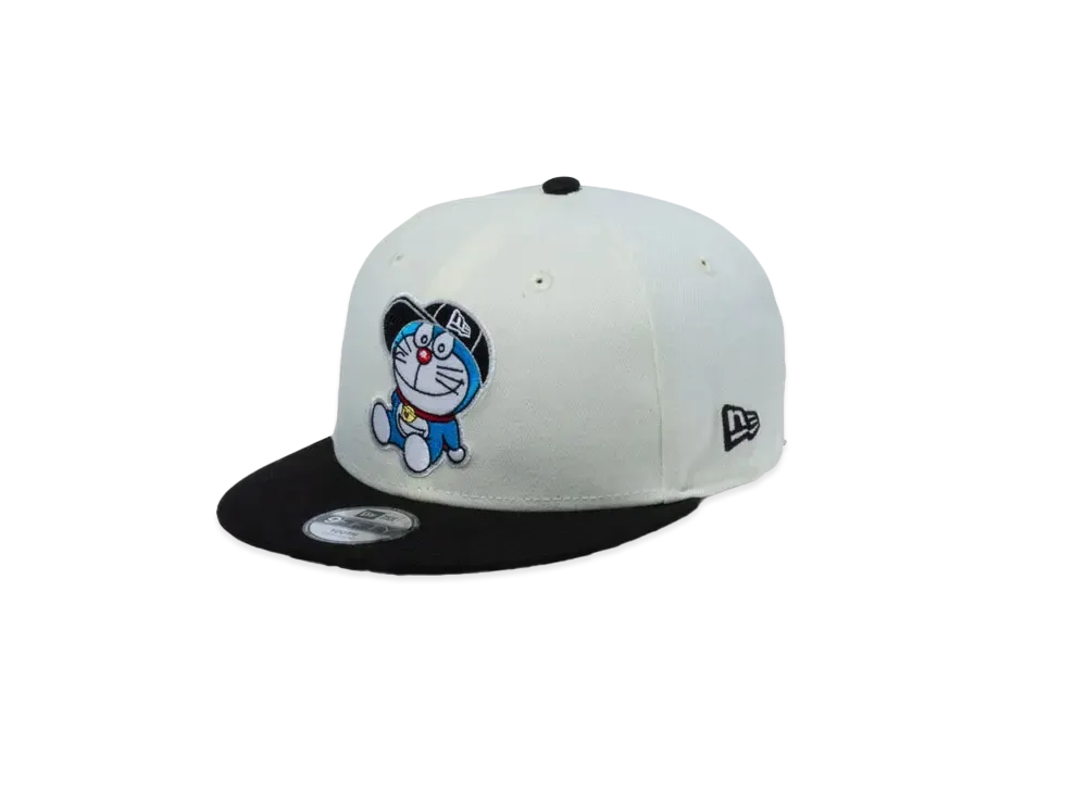 NEW ERA x Doraemon Youth 9FIFTY Cap "Chrome White/Black"