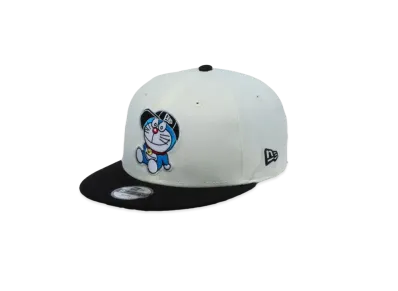 NEW ERA x Doraemon Youth 9FIFTY Cap "Chrome White/Black"
