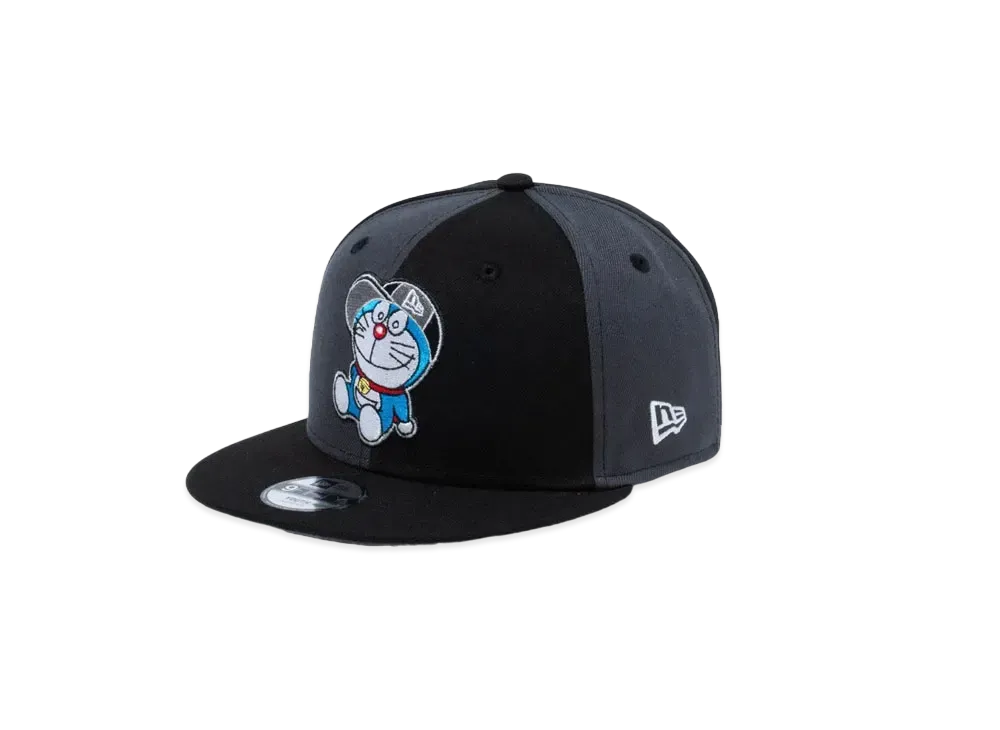 NEW ERA x Doraemon Youth 9FIFTY Pin Wheel Cap "Black"