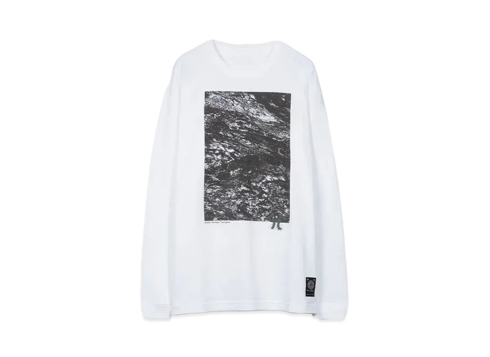 Wave of Sand LIMINAL (EYES) PHOTO PRINT LS T SHIRTS x SHIMPEI YAMAGAMI "WHITE"