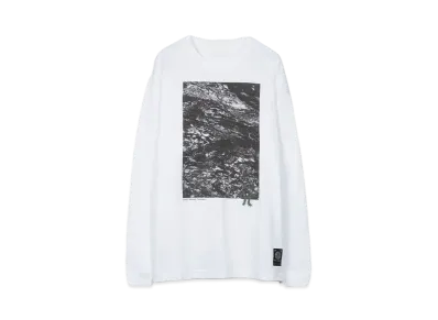 Wave of Sand LIMINAL (EYES) PHOTO PRINT LS T SHIRTS x SHIMPEI YAMAGAMI "WHITE"