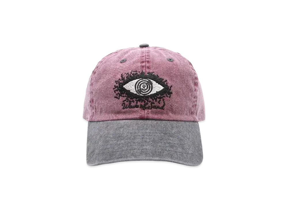 Wave of Sand CAP PIGMENT DYE TWILL TWO TONE "BURGUNDY"