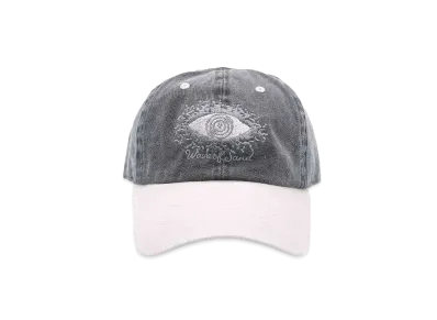 Wave of Sand CAP PIGMENT DYE TWILL TWO TONE "BLACK"