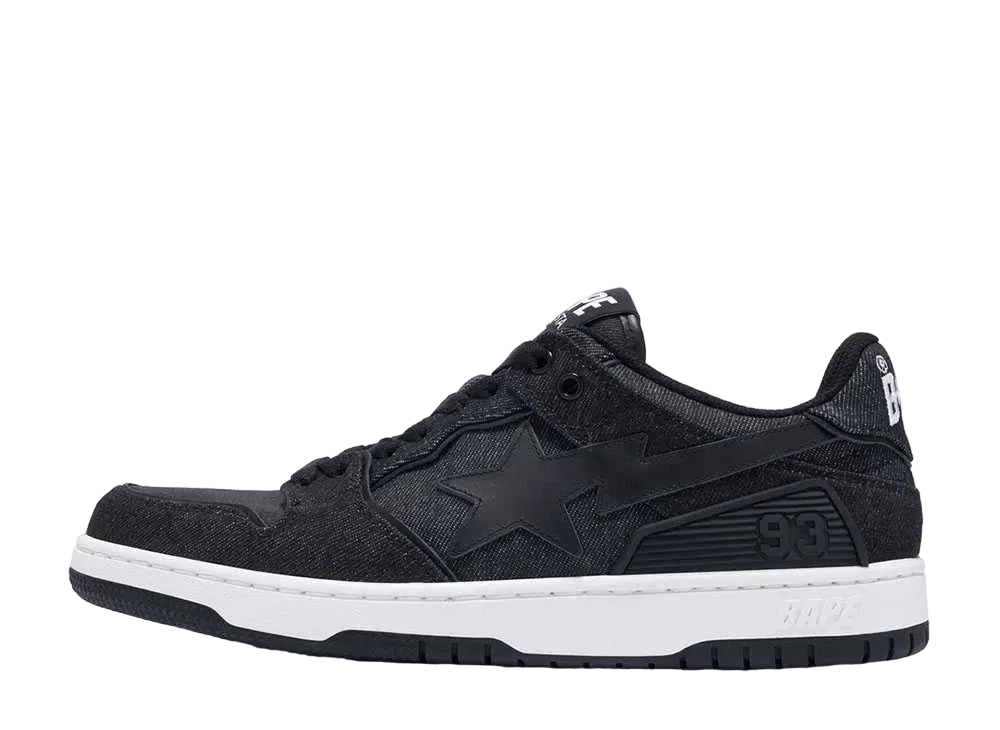 A BATHING APE®︎ BAPE SK8 STA Denim "Black"