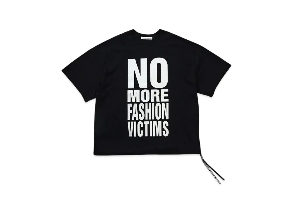 MASTERMIND x KATHARINE HAMNETT SLOGAN BIG TEE/N,M.F,V "BLACK"