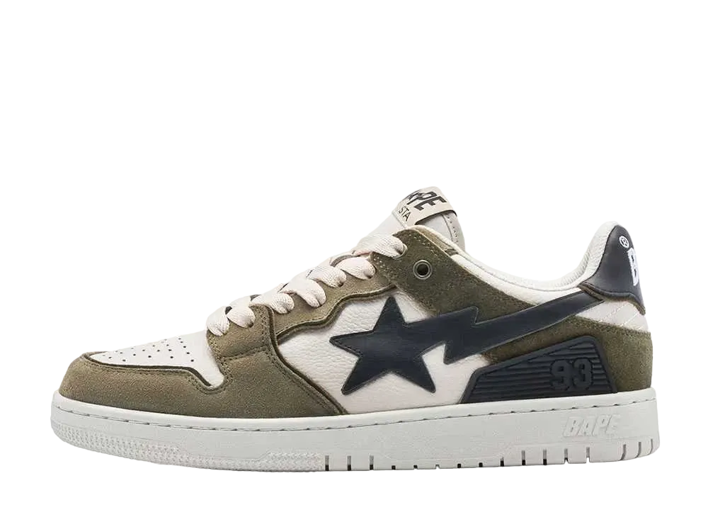 アベイシングエイプ ベイプ スケートスタ #4 "オリーブドラブ"