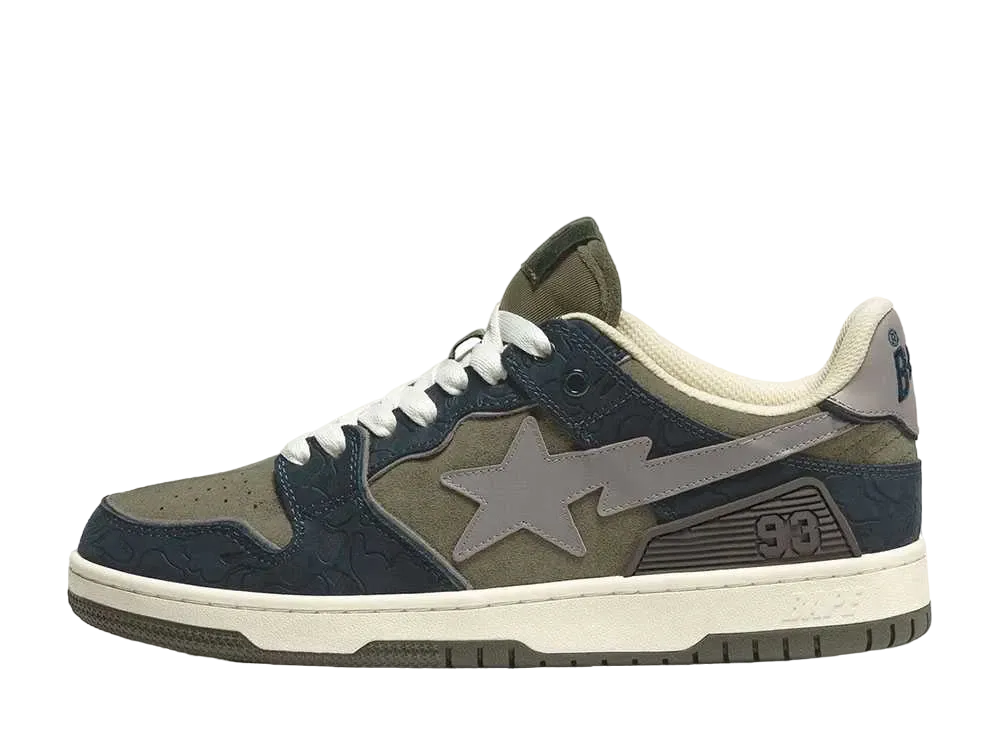 アベイシングエイプ ベイプ スケートスタ "ネイビー"