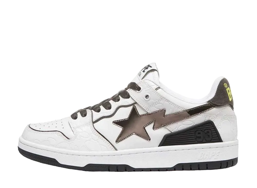 アベイシングエイプ ベイプ スケートスタ "ホワイト"