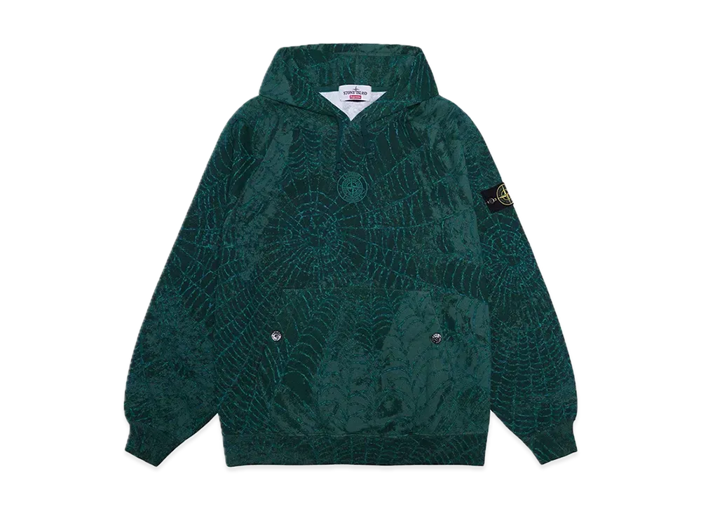 Supreme / Stone Island Hooded Sweatshirt "Dark Green"