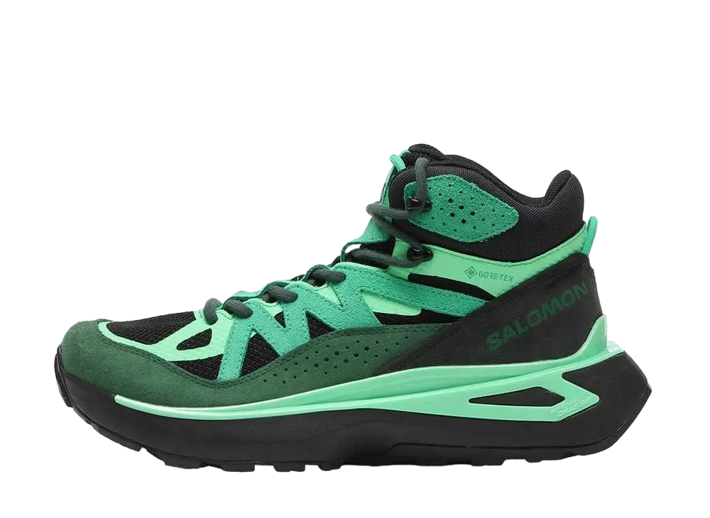 サロモン オデッセイ ELMT ミッド ゴアテックス "エデン/ブライトグリーン/ブラック"