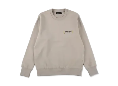 WIND AND SEA Circulation Organic Cotton Crew Neck "Oyster Gray"