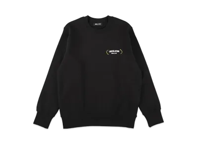 WIND AND SEA Circulation Organic Cotton Crew Neck "Black"