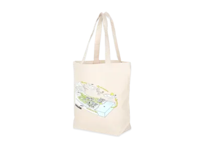 WIND AND SEA Circulation Organic Cotton Tote Bag "Ecru"