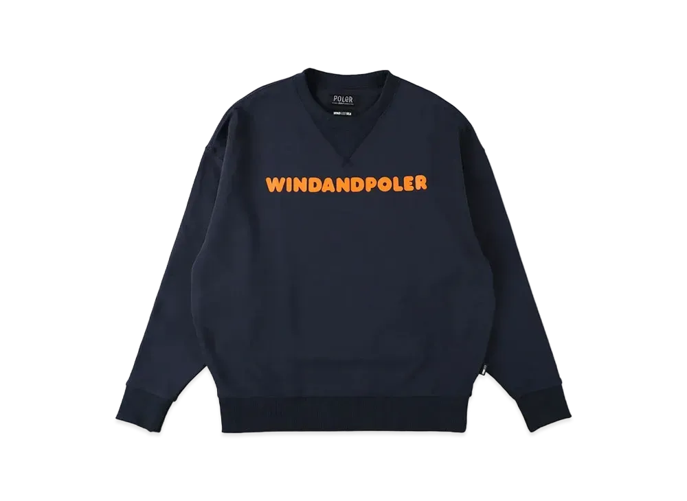 WIND AND SEA x POLER Crew Neck "Navy"