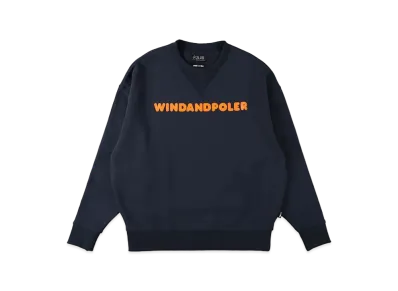 WIND AND SEA x POLER Crew Neck "Navy"