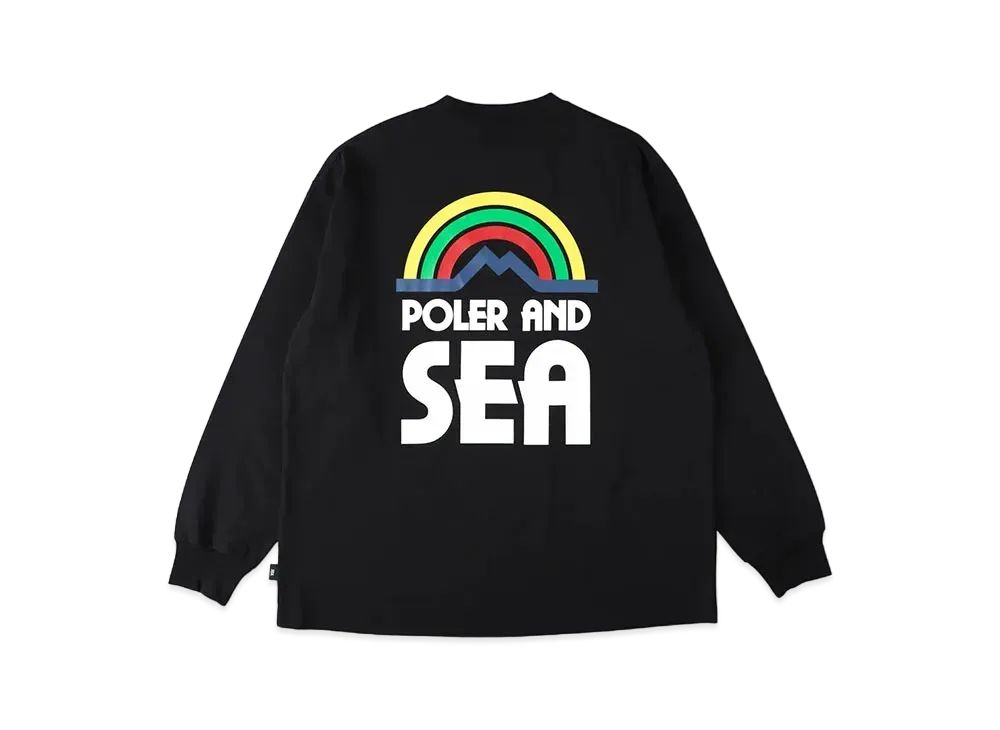 WIND AND SEA x POLER L/S Tee "Black"