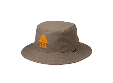 WIND AND SEA x POLER Field Bucket Hat "Sea Brown"