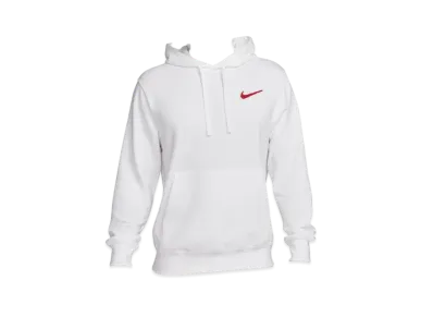 Nike Sports Wear Valentine's Day Pull Over French Terry Hoodie "White/University Red"