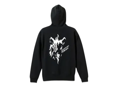 DEVILOCK WOLF HOODIE "BLACK"