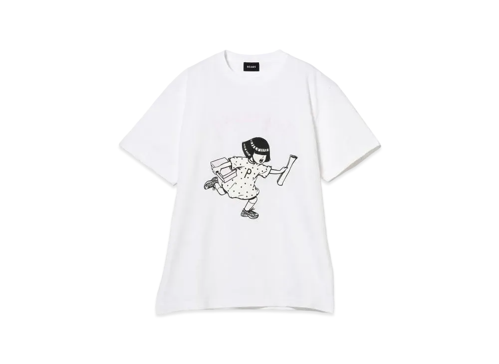 papergirl x BEAMS T-shirt "White"