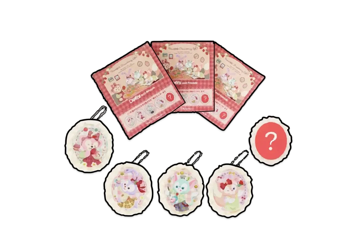 Disney Heartfelt Strawberry Gift Brooch "Multi"