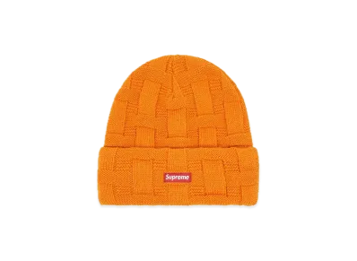 Supreme Basket Weave Beanie "Orange"