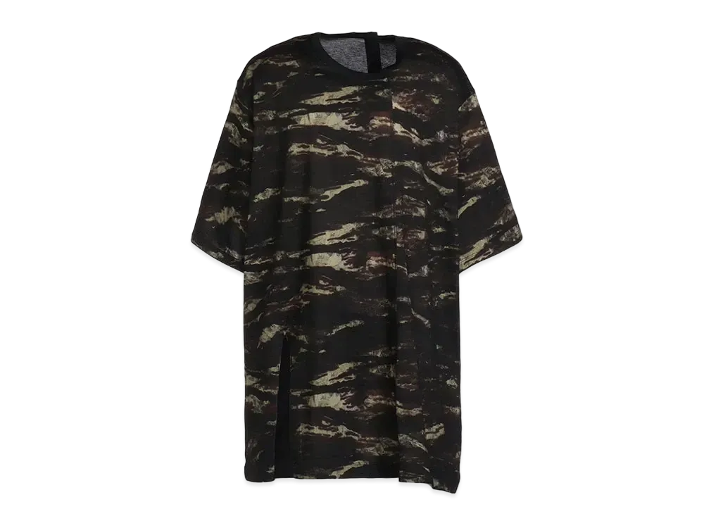 Ground Y Zebra Pattern Silkette Tuck Short Sleeve Big T-shirt "Khaki"