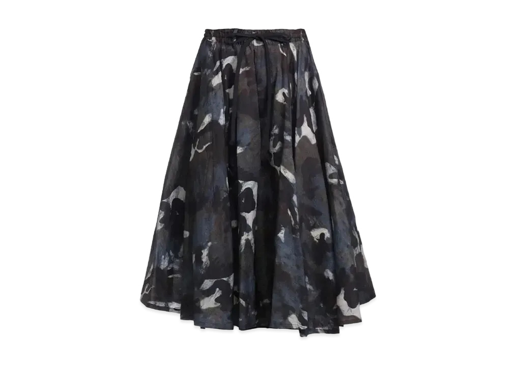 Ground Y Camouflage Pattern Viyella Circle Pants "Blue"