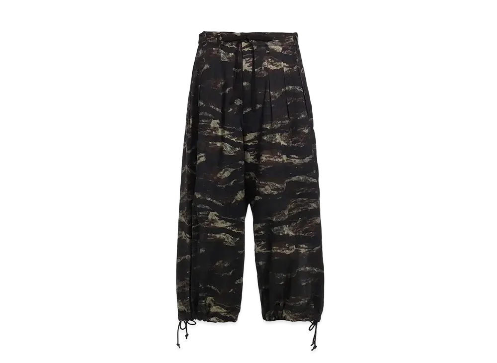 Ground Y Viyella Zebra Balloon Pants "Khaki"