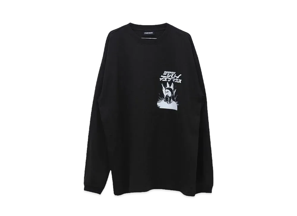 NISHIMOTO IS THE MOUTH COMIC L/S TEE "BLACK"