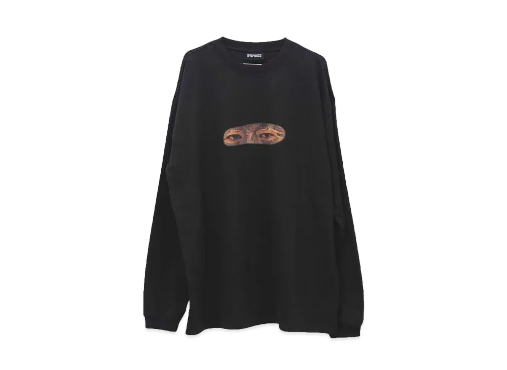 NISHIMOTO IS THE MOUTH EYES L/S TEE "BLACK"