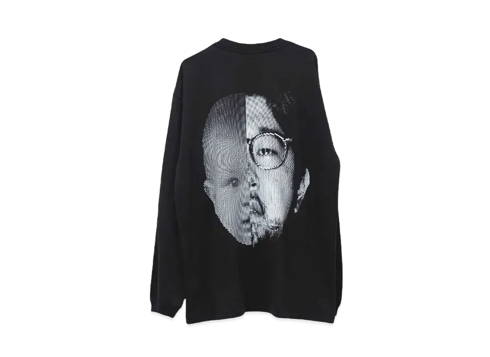 NISHIMOTO IS THE MOUTH 2 FACE L/S TEE "BLACK"