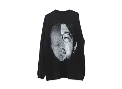 NISHIMOTO IS THE MOUTH 2 FACE L/S TEE "BLACK"