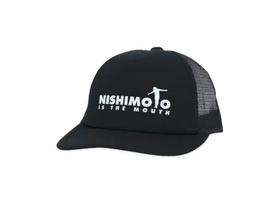 NISHIMOTO IS THE MOUTH LOGO MESH CAP "BLACK"
