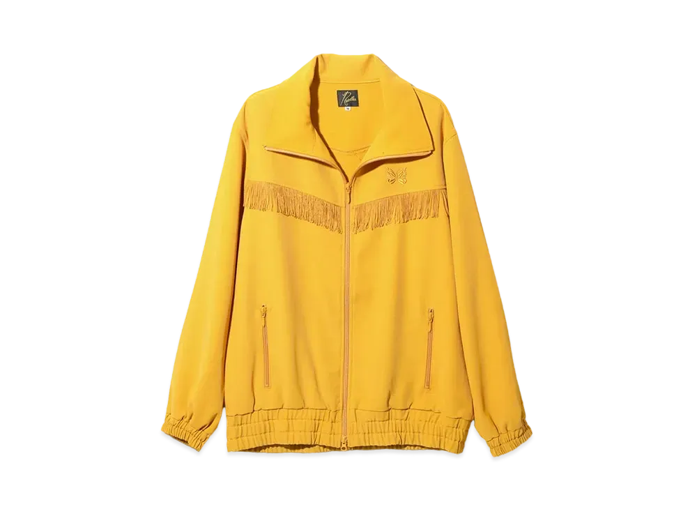 Needles Fringe Track Jacket - Poly Kersey "Yellow"