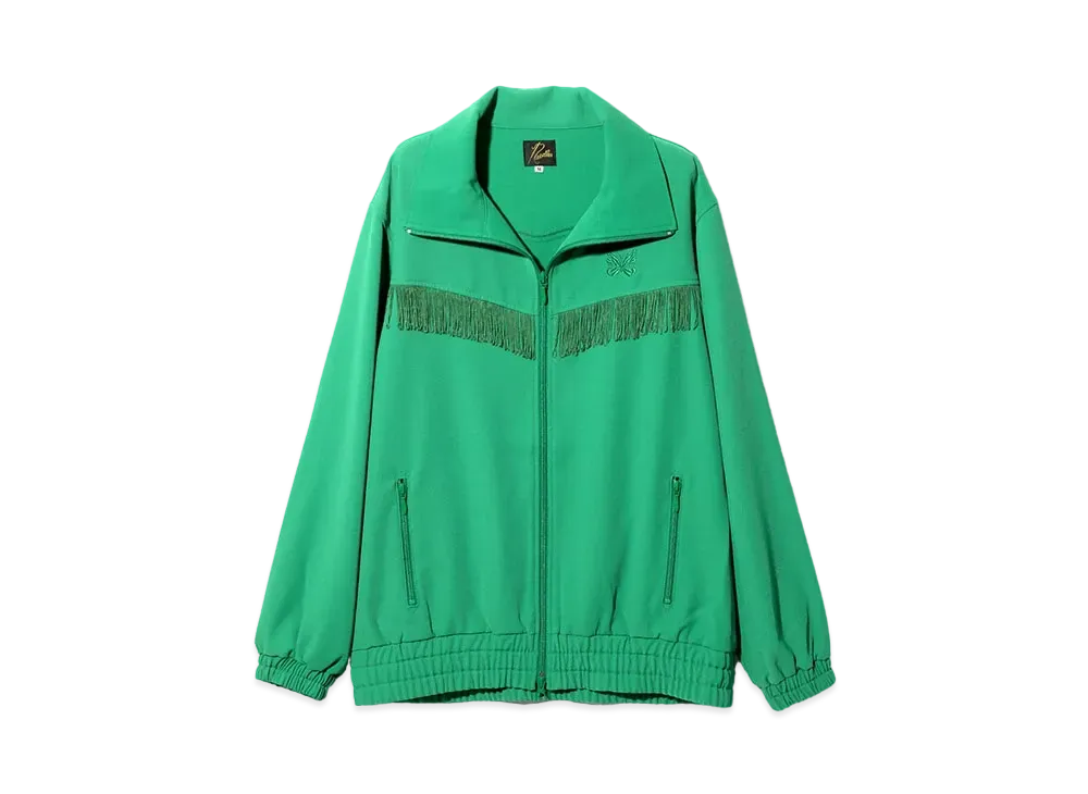 Needles Fringe Track Jacket - Poly Kersey "Green"