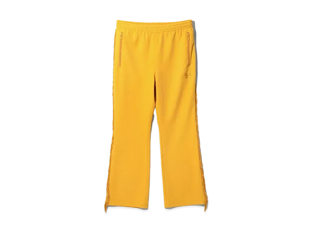 Needles Fringe Boot-Cut Track Pant - Poly Kersey "Yellow"