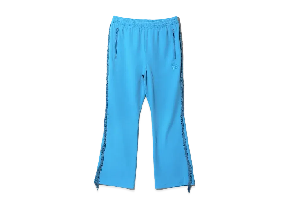 Needles Fringe Boot-Cut Track Pant - Poly Kersey "Blue"