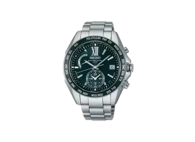 SEIKO Brights Solar Radio World Time "Green" SAGA097